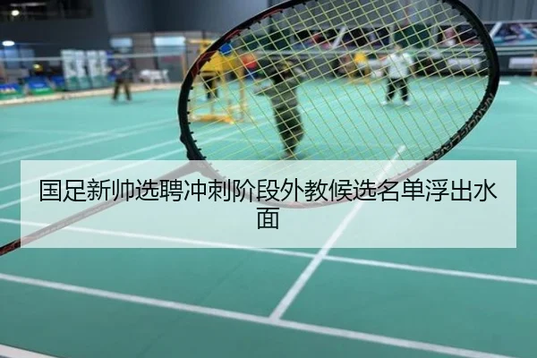 国足新帅选聘冲刺阶段外教候选名单浮出水面